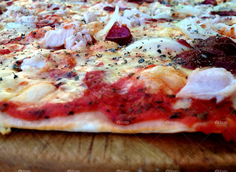 food tomato cheese pizza by tinasha