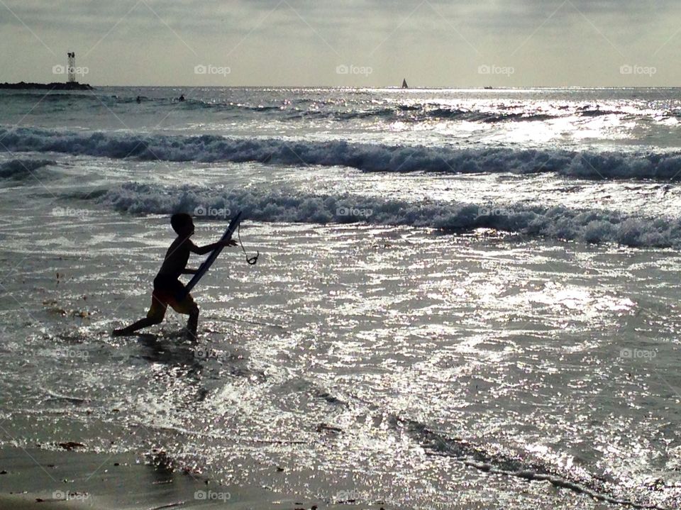 Boy at Mission Beach