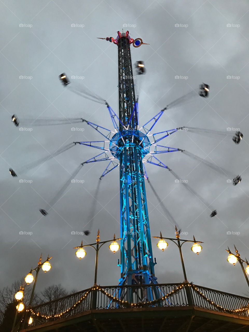 Amusement park. Copenhagen, Denmark 