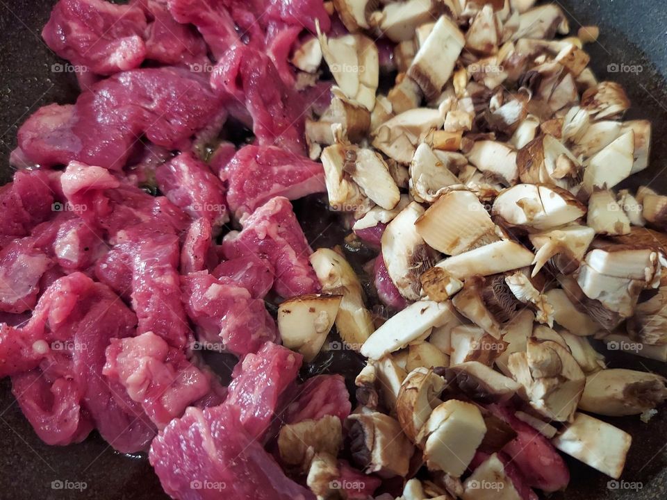 Beef and Mushrooms 