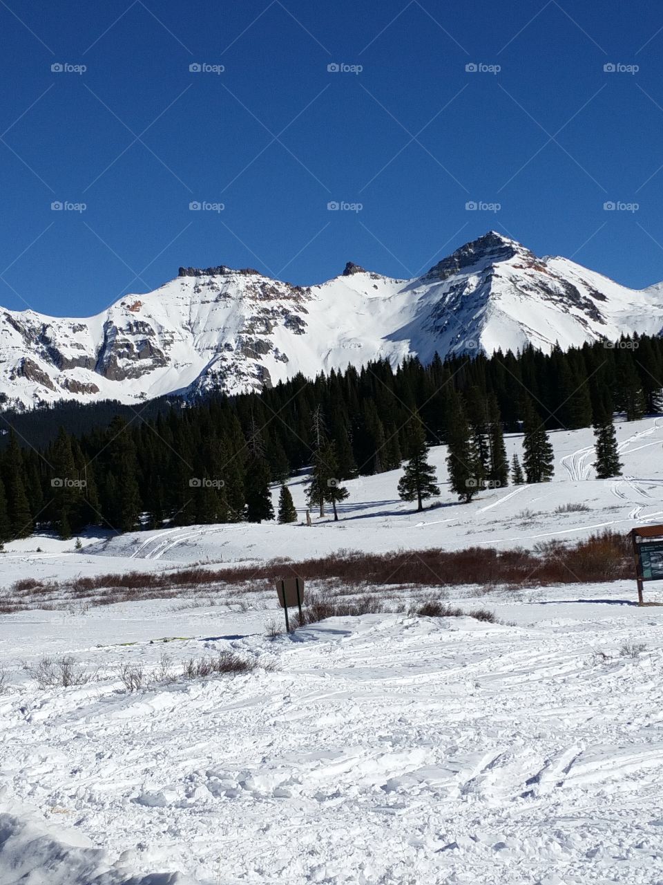 San Juan Mountains in Winter