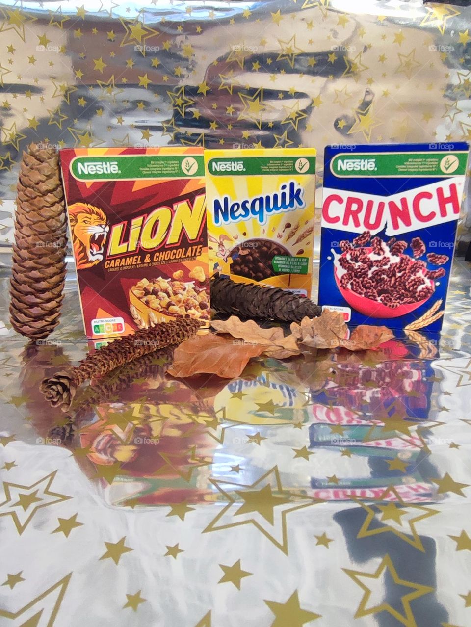 Kellog's, lion, Nesquik and crunch