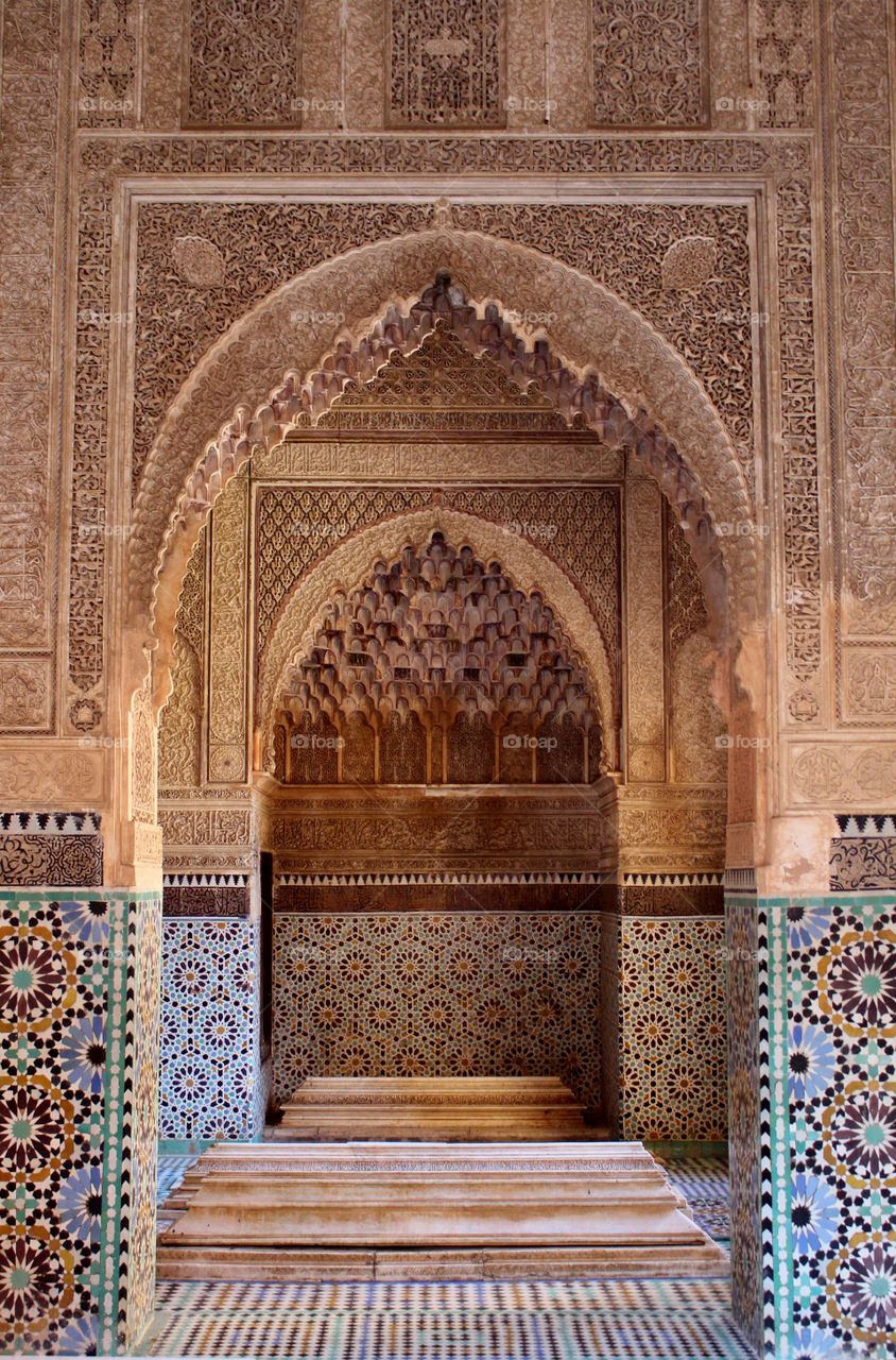 Beautiful Moroccan archway