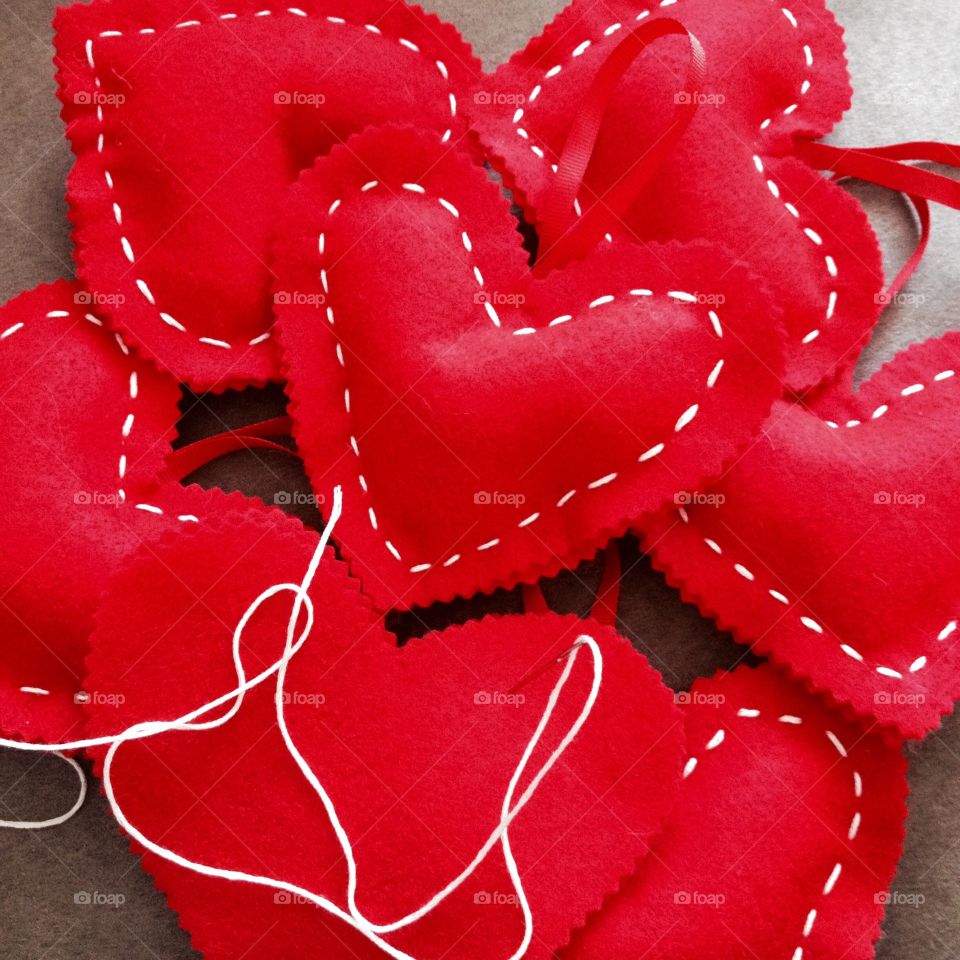 Handmade heartshapes