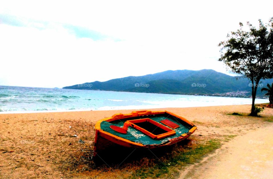Boat in the beach