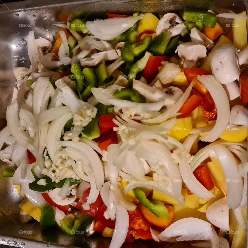 Ofengemüse in Auflaufform