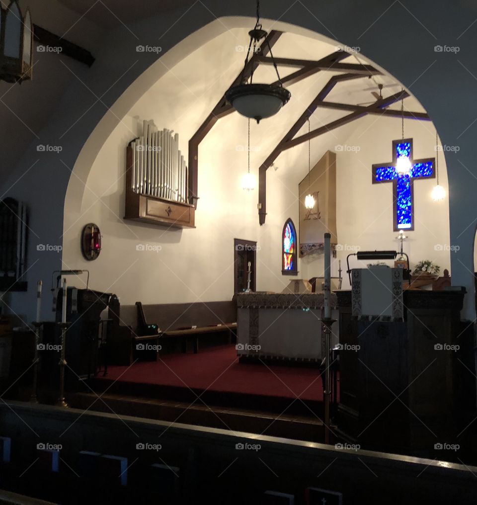 Episcopalian altar