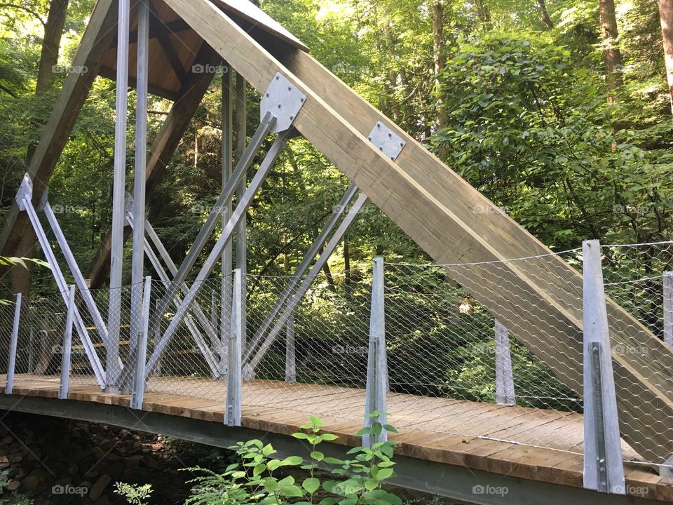 Bridge to buttermilk falls 