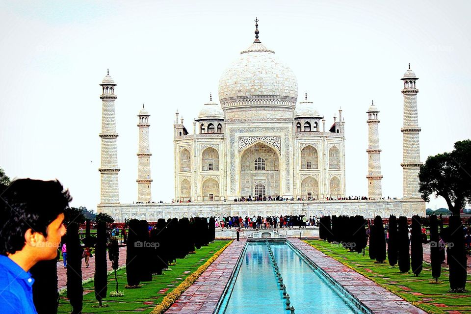 Tajmahal! Symbol of love!. One of the wonders of the world!