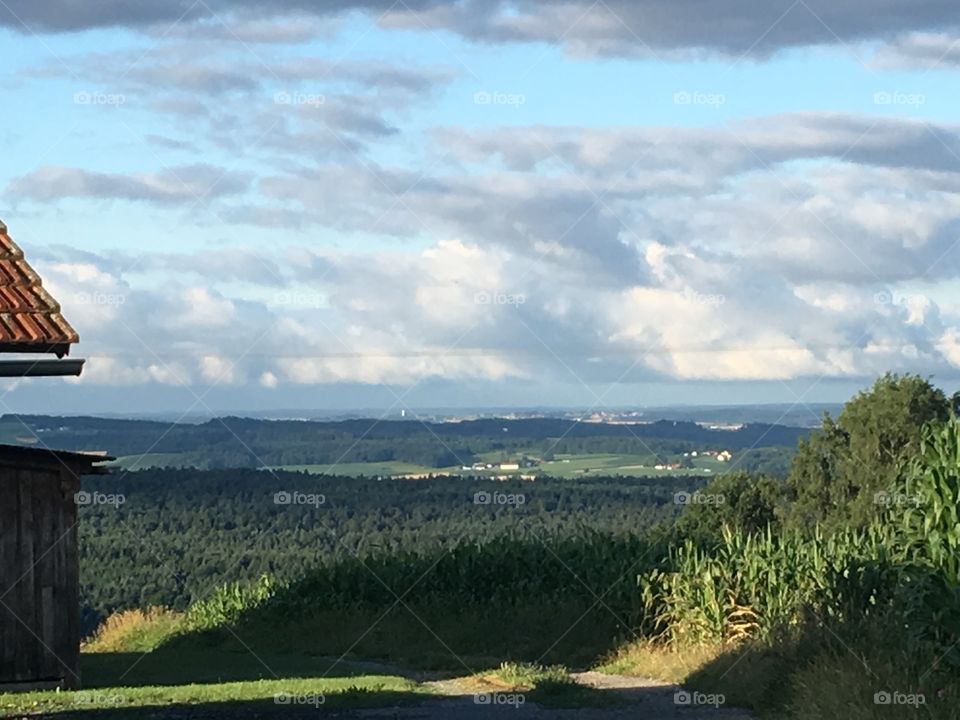 Gorgeous view in rural Bavaria 
