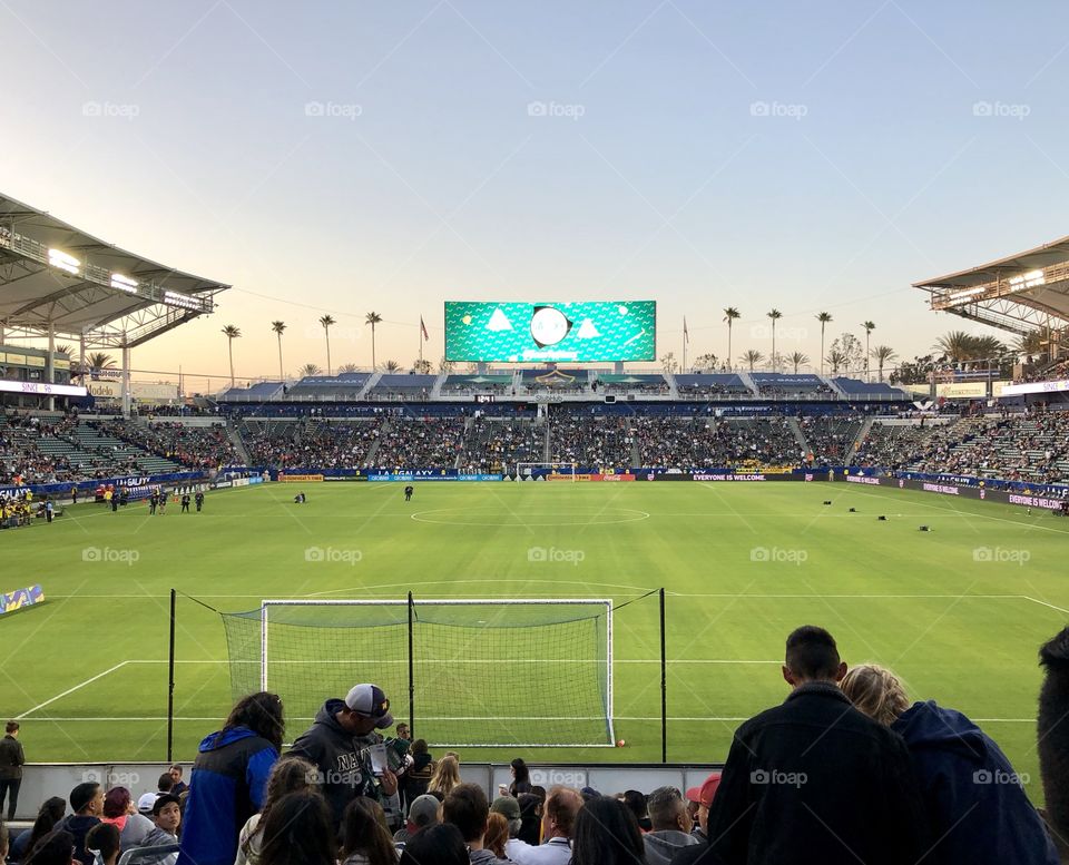 Los Angeles Galaxy vs New York Red Bulls at StubHub Center. Carson, CA