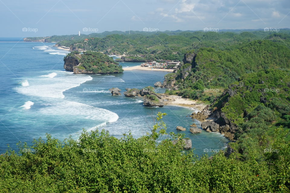 the coast of Indonesia