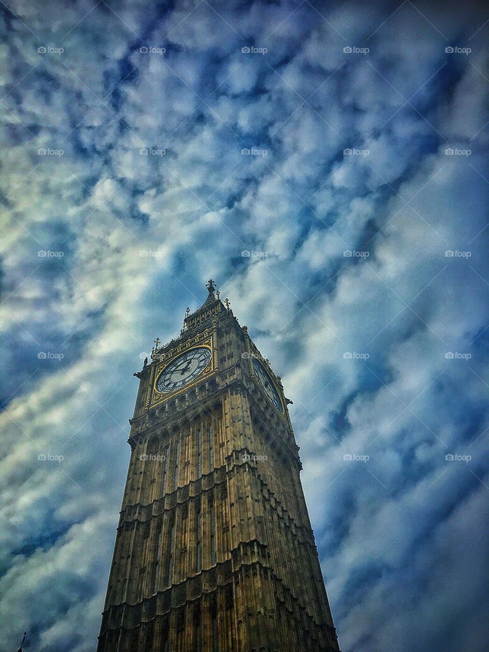 Clouds over Big Ben London