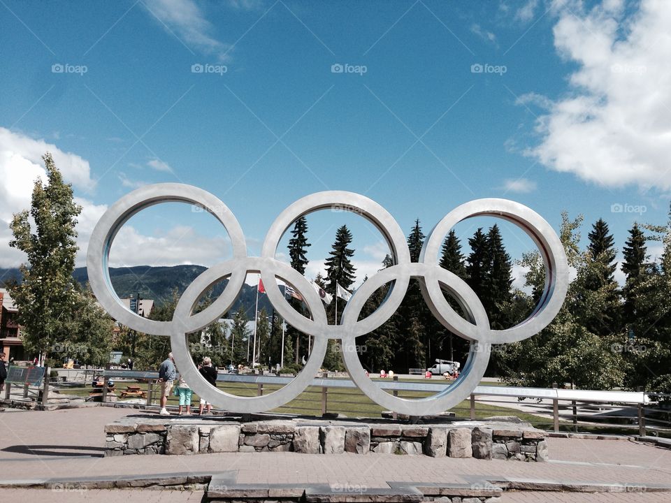 #olympics #vancouver #2010 #rings #flag