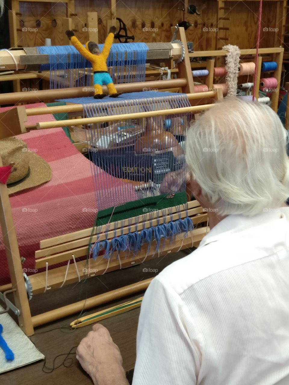 Weaving by hand