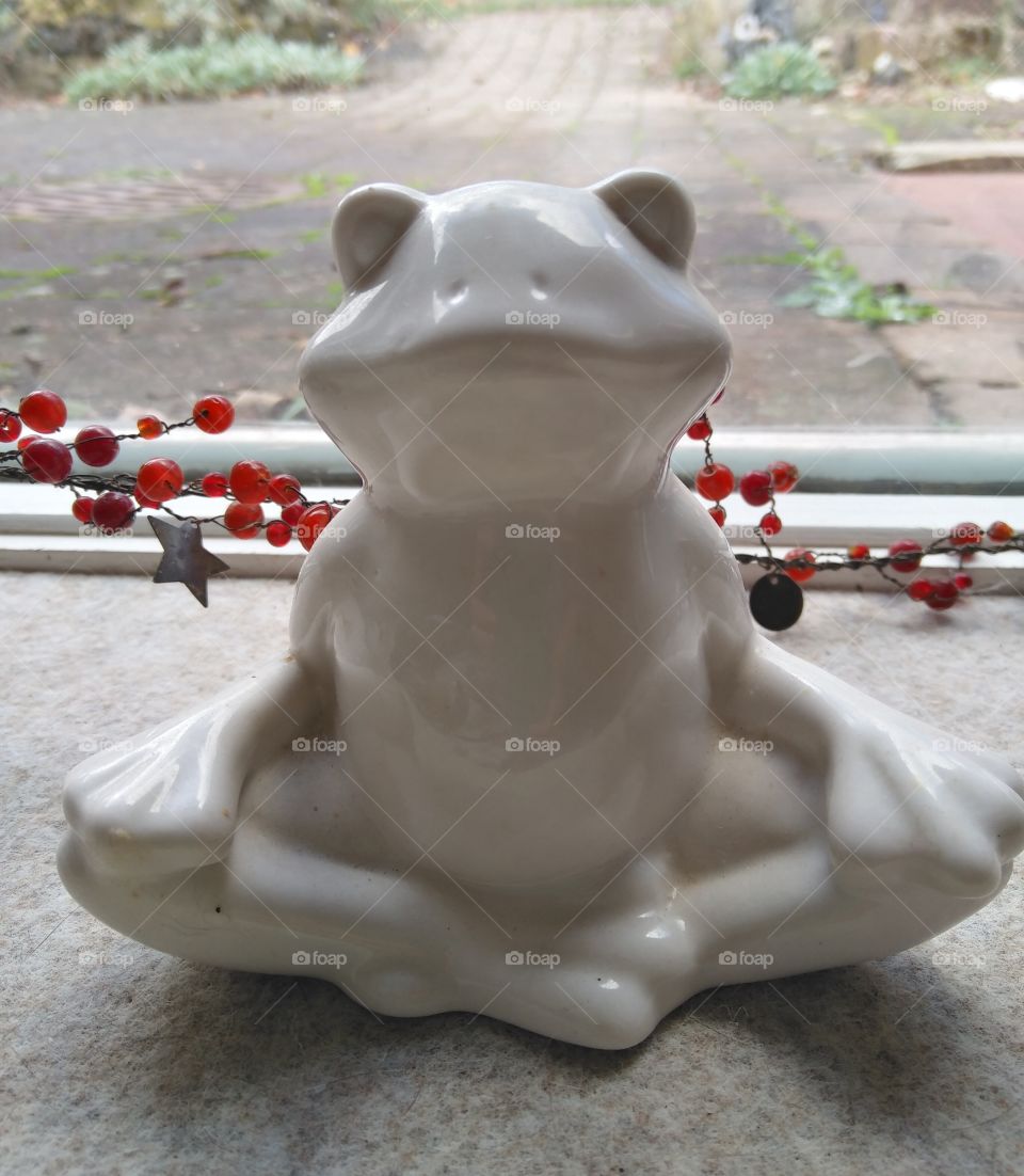 yoga frog