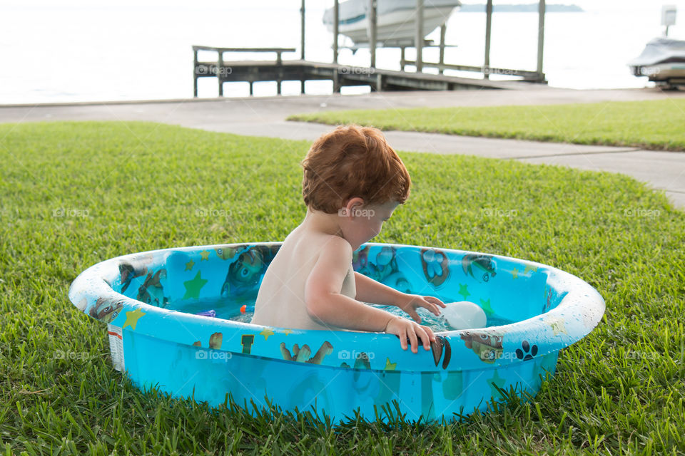 Fun in the kiddie pool 