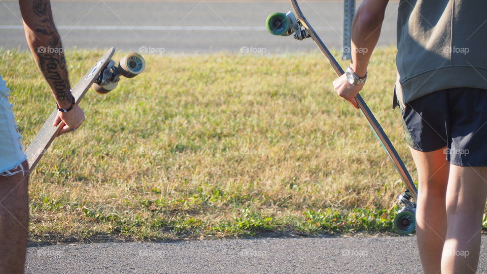 Longboard skateboard skater summer park swag