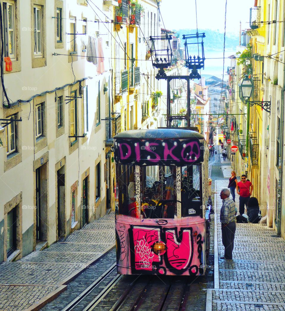 Lisbon tram 