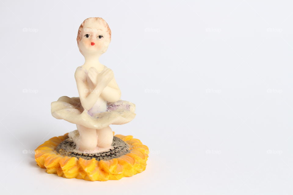 small miniature toy ballerina