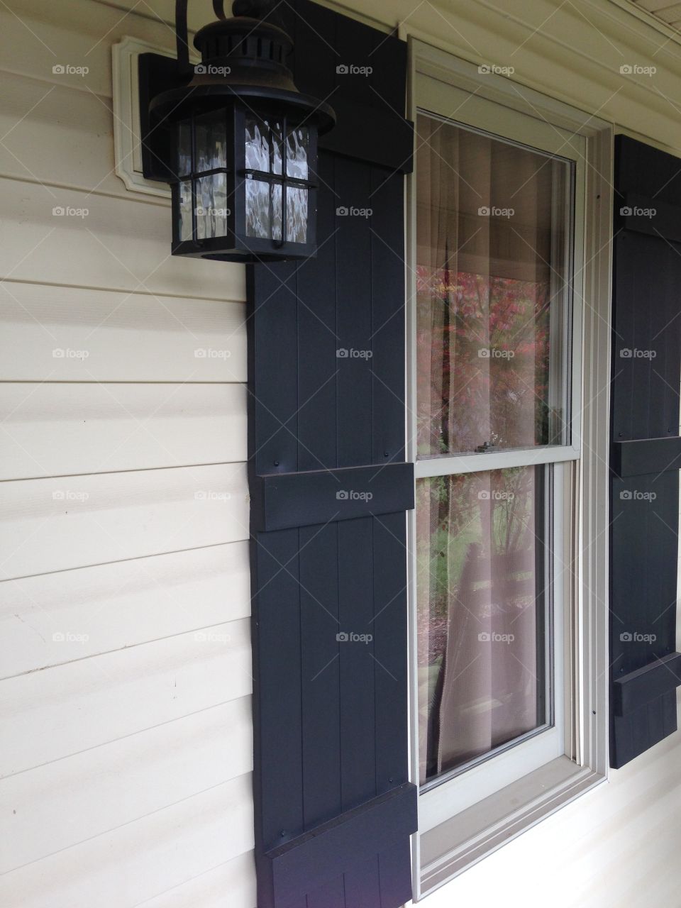 Windows with shutters