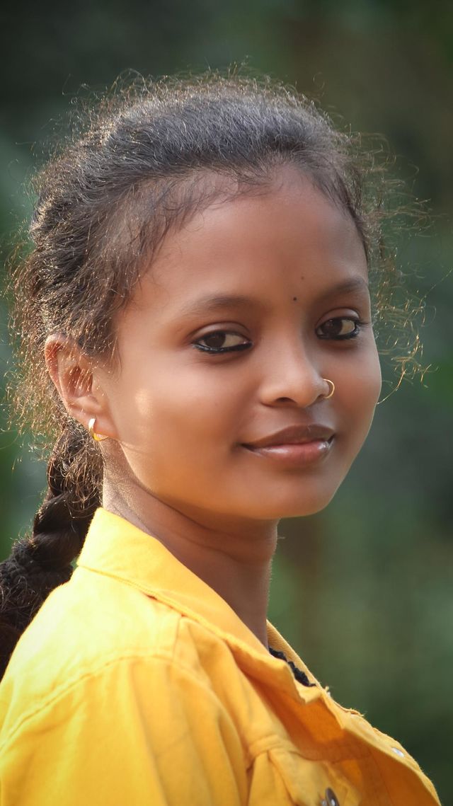 Cute girl smile