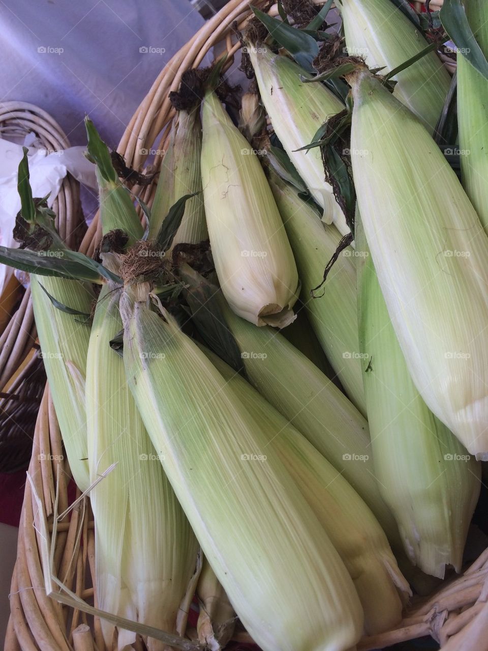 Corn in Basket