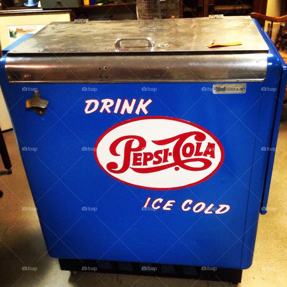 Vintage Pepsi cooler