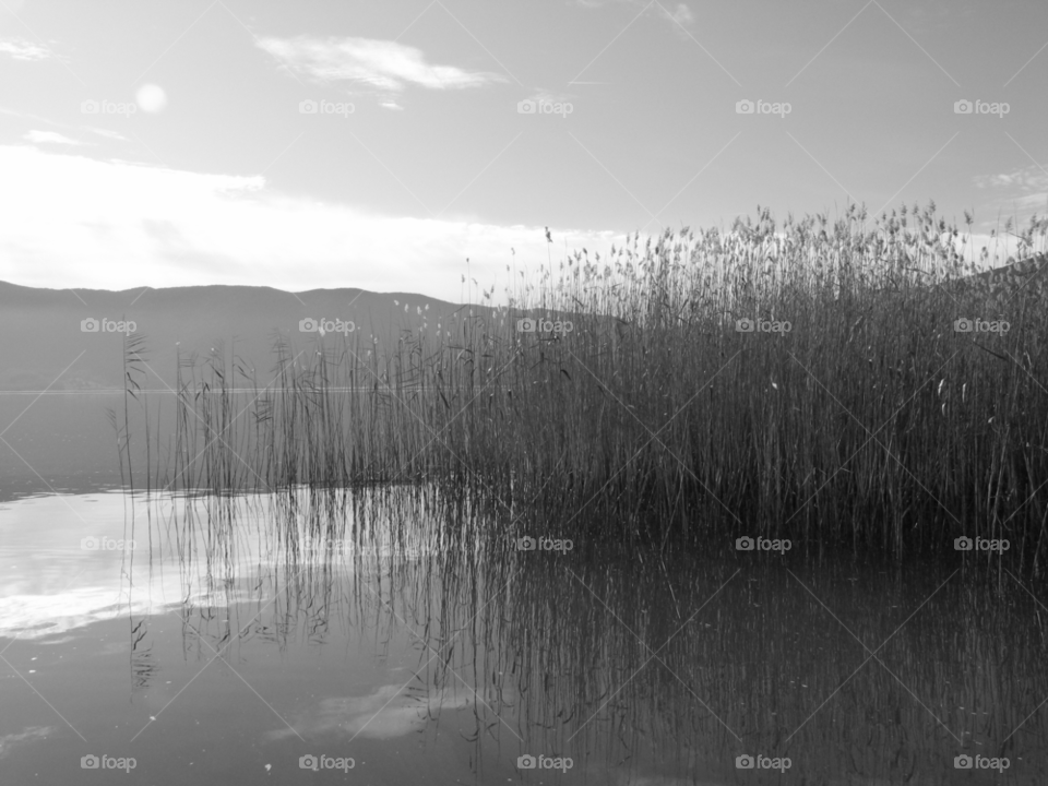 sky water lake greece by markfoapp