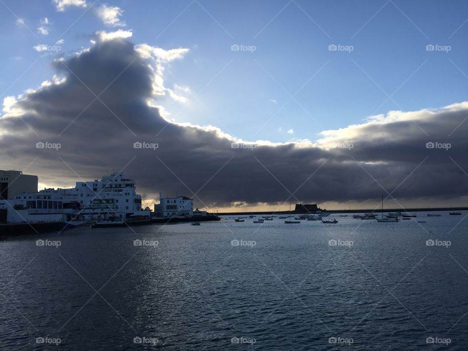 Amanecer desde Lanzarote Islas Canarias 