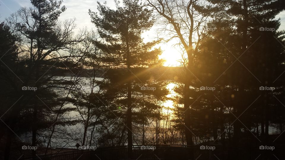 Sunrise on the River. taken in Wisconsin Dells