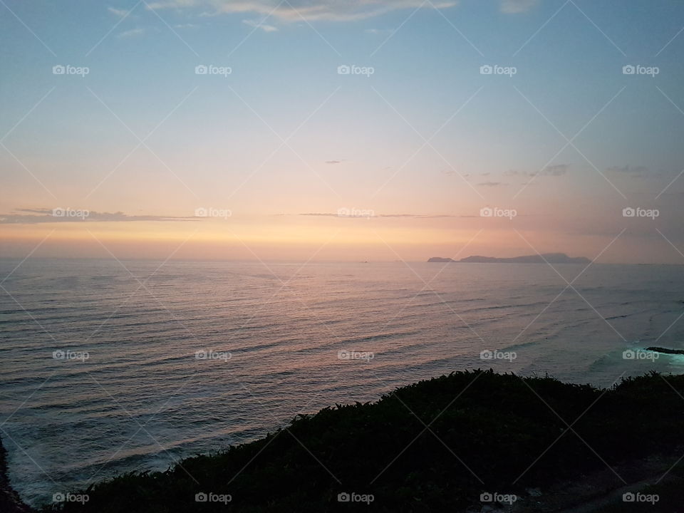 a beautiful sunset in Lima Perú, amazing speechless