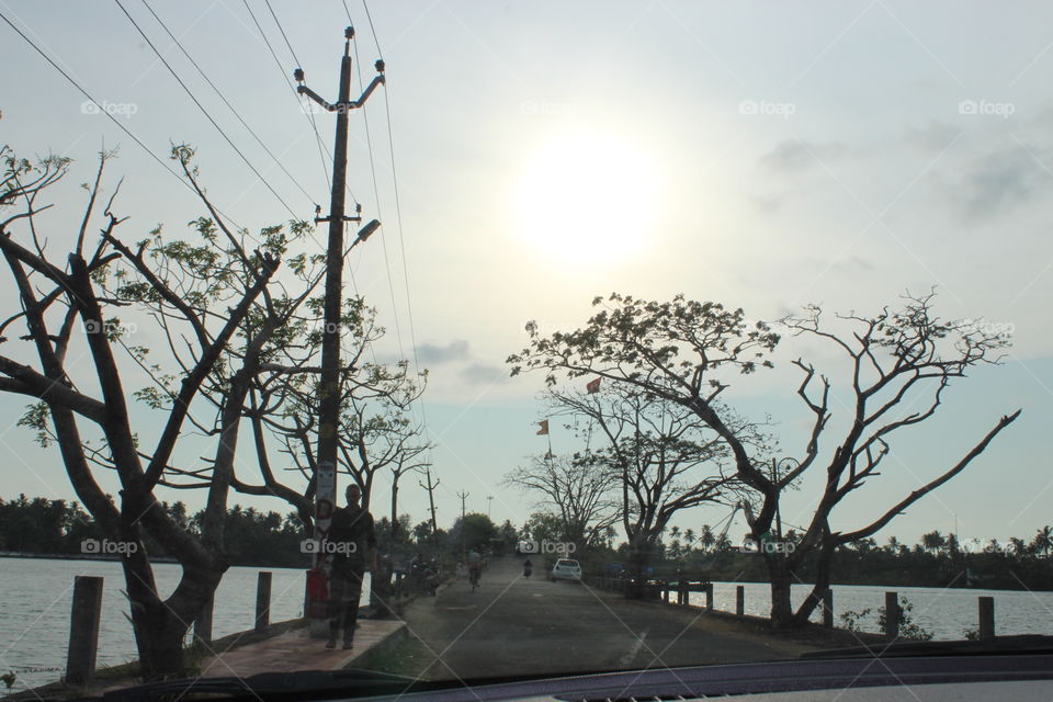 way to cherai beach,its a nice place to visit...at kerala,near by airport.