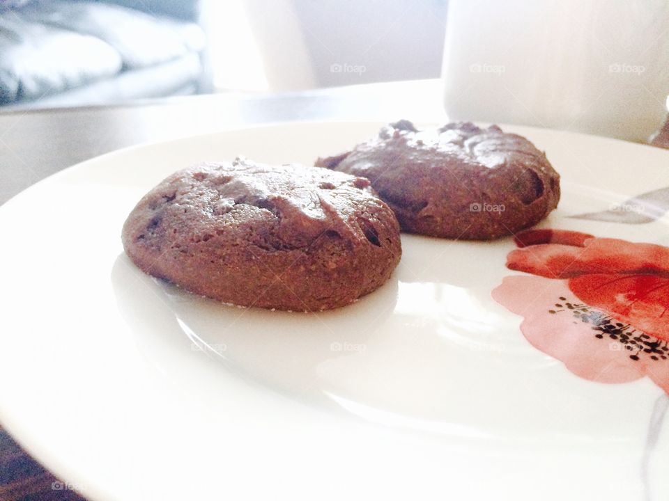 Chocolate fudge cookies